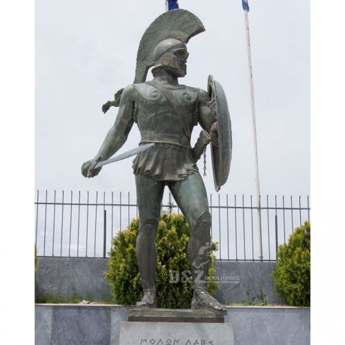 Large size bronze statue of Leonidas ancient monument DZB-12