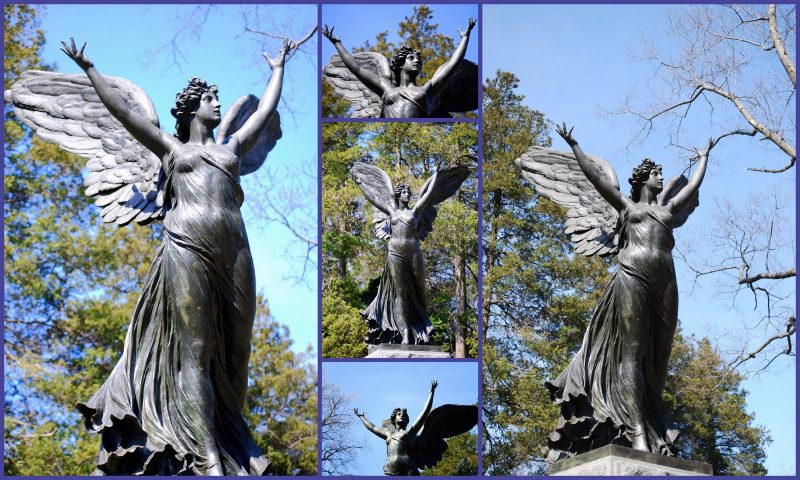 Bronze Angel statue