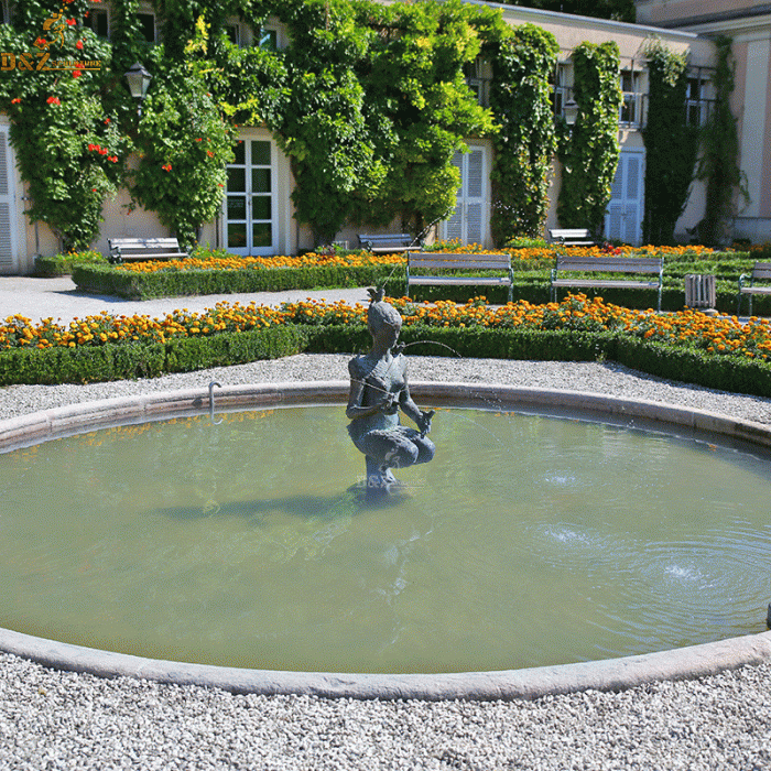 bronze fountain