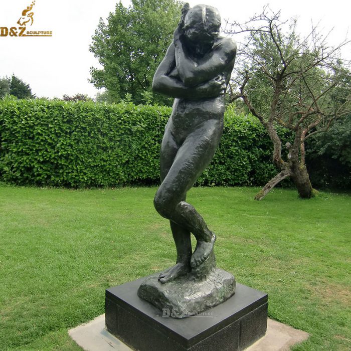 Life size bronze Rodin Eva statue after the Fall for garden decoration DZB-95