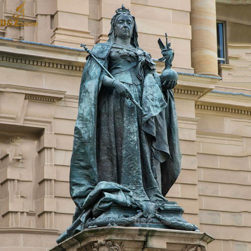 Life size bronze the queen Victoria memorial statue DZB-82