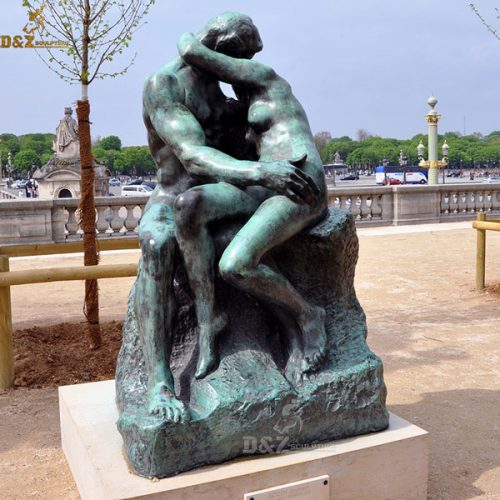 The famous auguste rodin the kiss bronze statue DZB-121