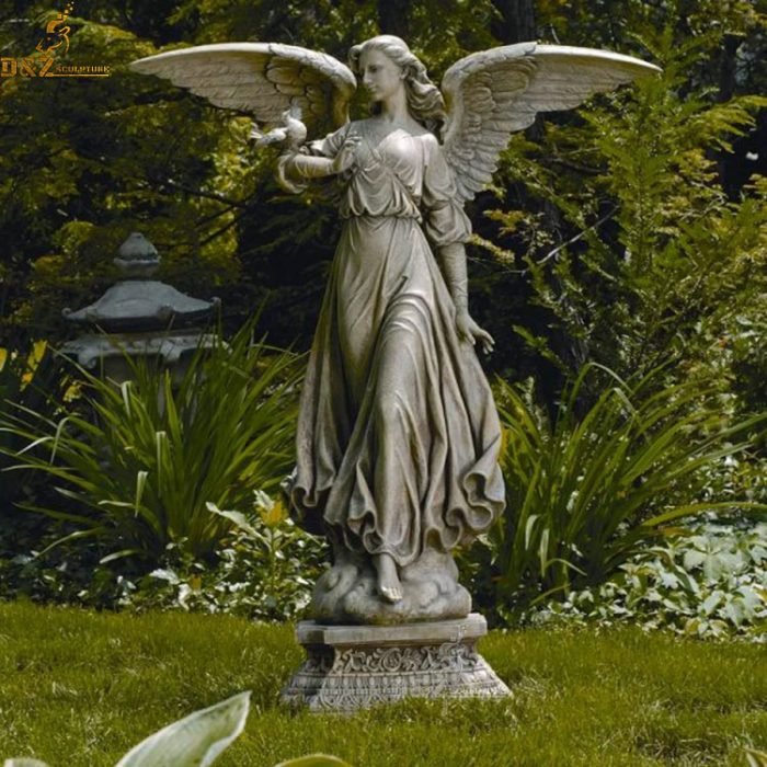 Garden or home decor casting bronze angel statue DZB-148