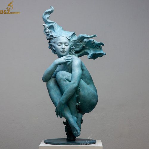 Modern home decoration bronze art sculpture the Clio's Dream DZB-156