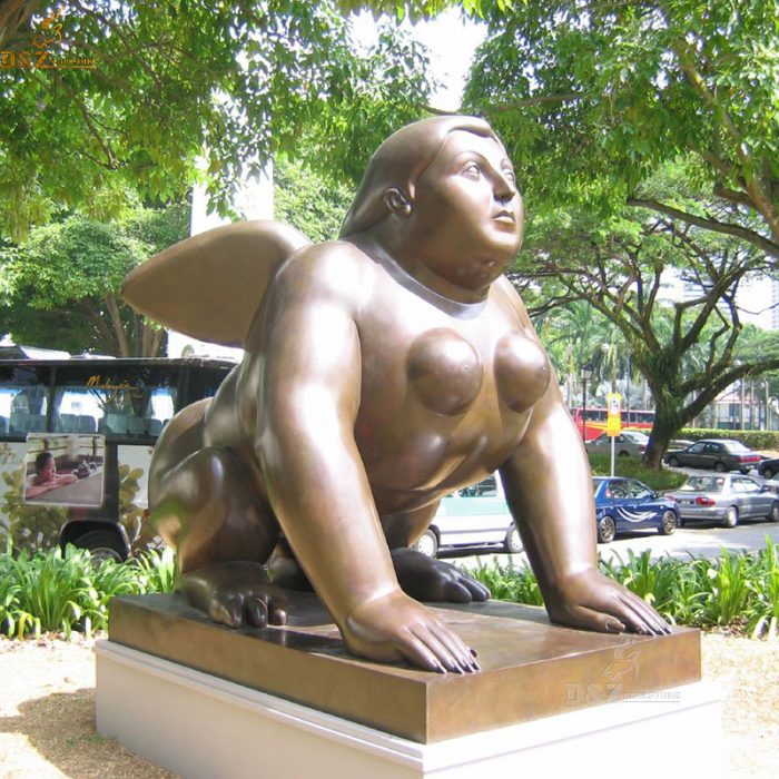 Famous art botero Sphinx bronze sculpture decoration DZB-180