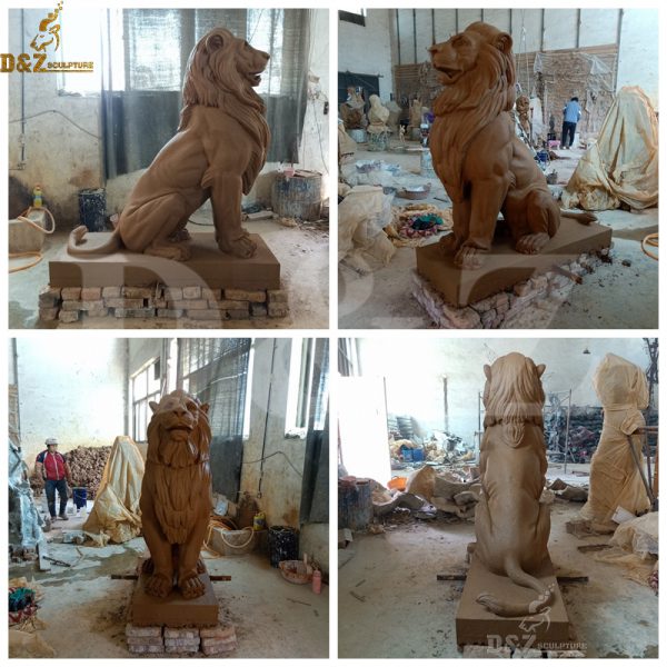 large lion statue