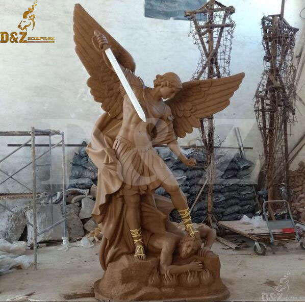 Saint Michael sculpture