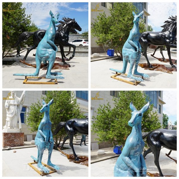 life size kangaroo statue