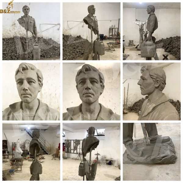 bruno catalano statue clay mold