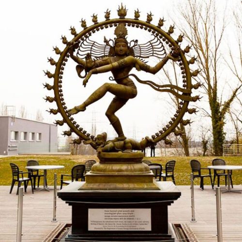 Large size casting bronze dancing shiva statue for outdoor decoration DZB-309