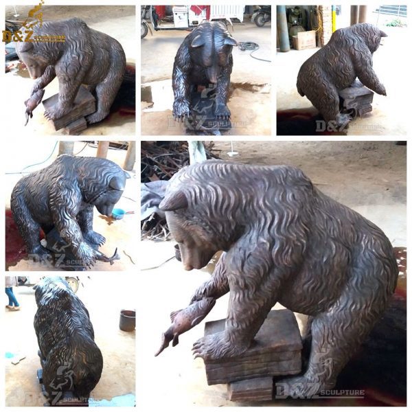 bear garden statue