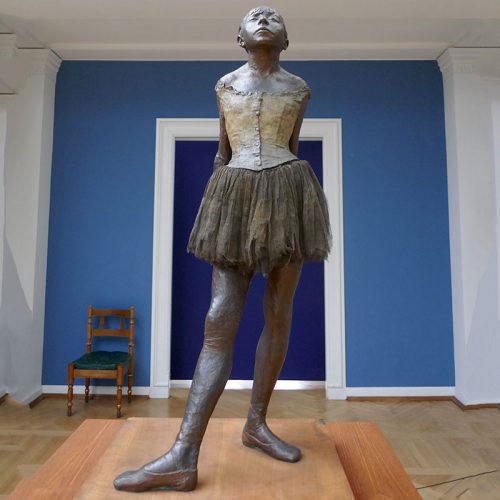 Famous ballerina bronze statue of Little Dancer Aged Fourteen DZB-335