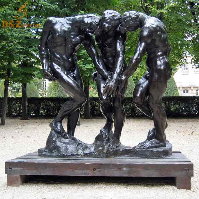 Rodin Les Trois Ombres Statue Bronze Sculpture